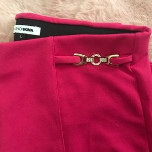 Fuchsia High waist Fashion nova pants.